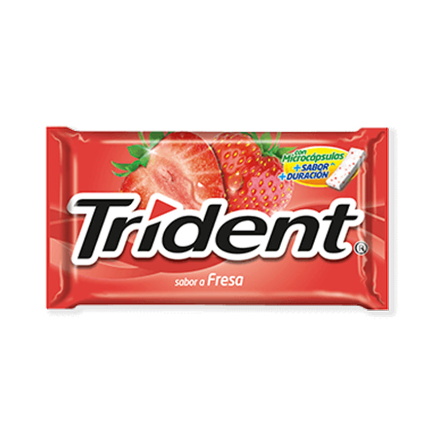 Chiclets Trident Fresa