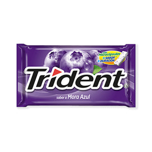 Chiclets Trident Mora Azul