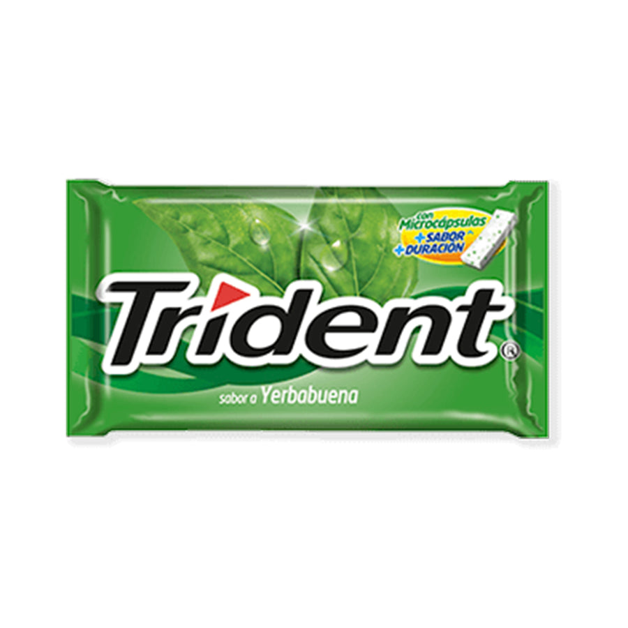 Chiclets Trident Yerbabuena