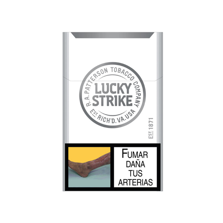 Cajetilla de Cigarrillos Lucky Strike Blue Silver