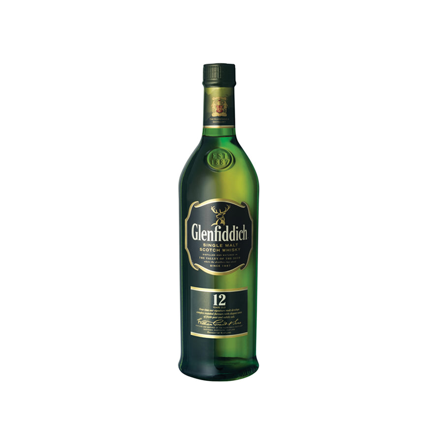 Botella de Whisky Glenfidich 12 Años 750 ml